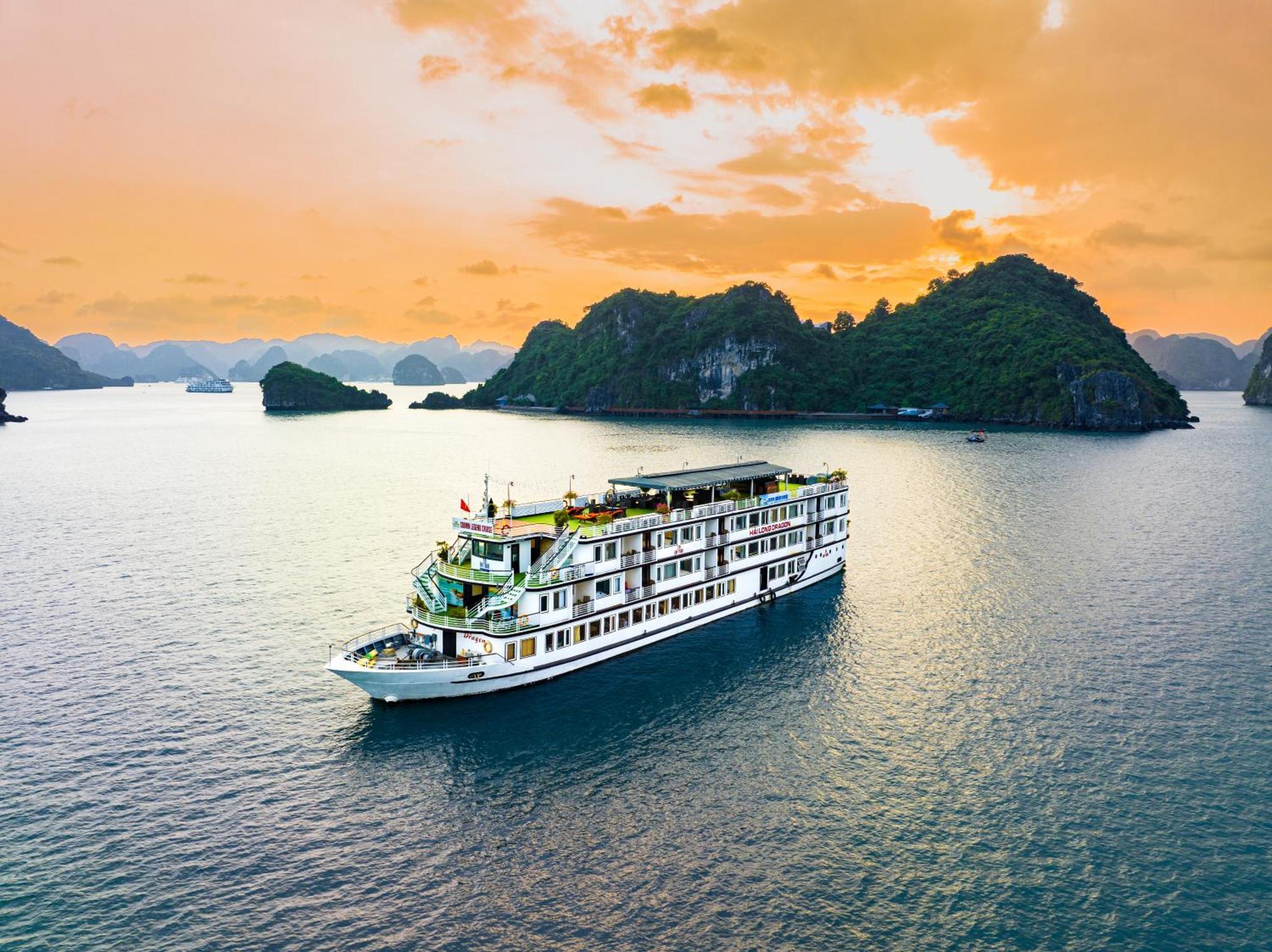 下龍 Dragon Crown Legend Cruise酒店 外观 照片